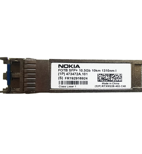 Nokia FOTB 473472A.101 10.5G SFP+ optical transceiver