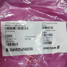 Ericsson  IDL Signal Cable RPM 777 263/00320 For BBU