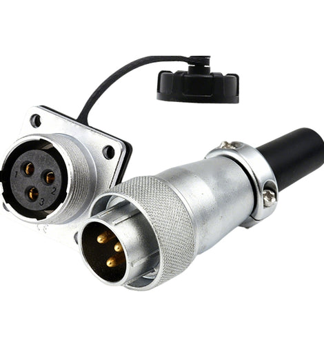 WS20 Series 3 Pin Aviation Connector Waterproof Power Plug IP67