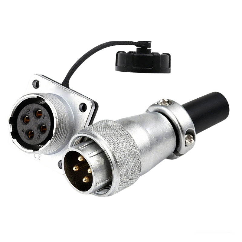WS20 Series 4 Pin Aviation Connector Waterproof Power Plug IP67