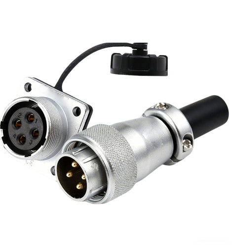 WS20 Series 4 Pin Aviation Connector Waterproof Power Plug IP67