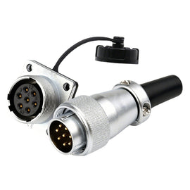 WS20 Series 7 Pin Aviation Connector Waterproof Power Plug IP67