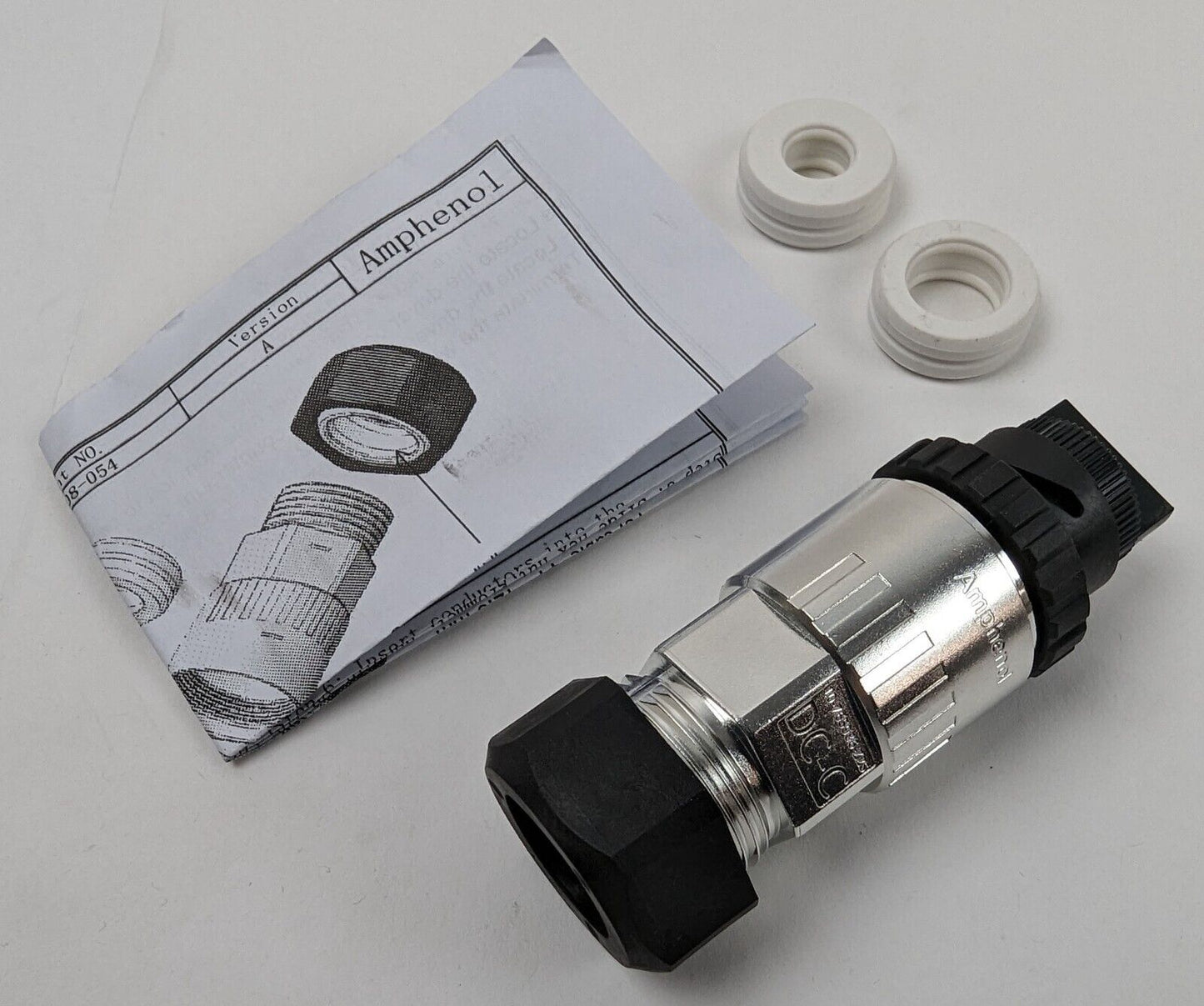 Ericsson Amphenol Power Adapter Connector 2-Pin RNT 447 37/01