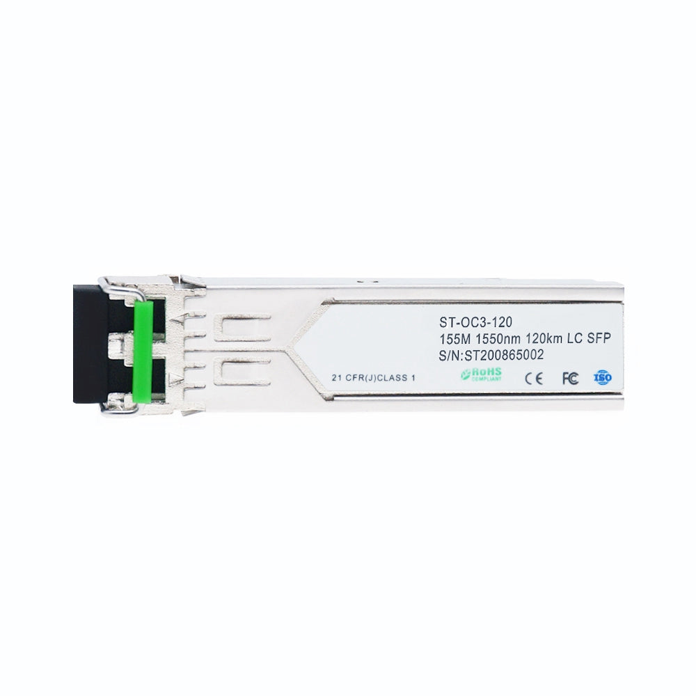 155Mbps	1550nm 120km DFB SFP Optical Transceiver
