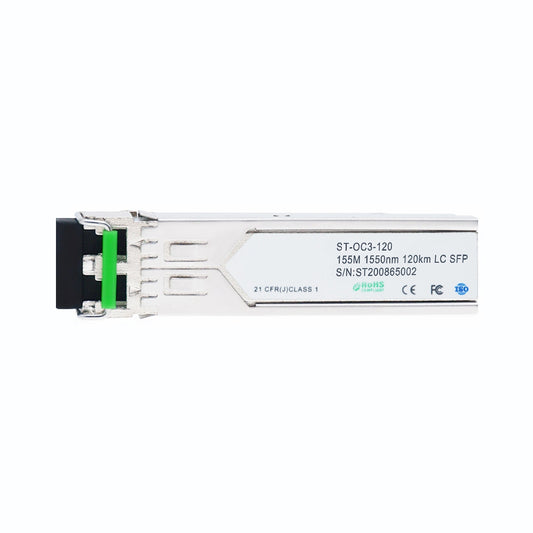 155Mbps	1550nm 120km DFB SFP Optical Transceiver
