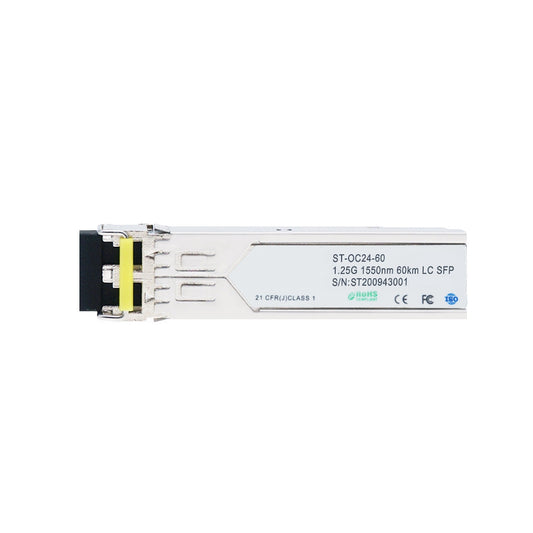 1.25Gbps 1550nm 60km SFP Optical Transceiver