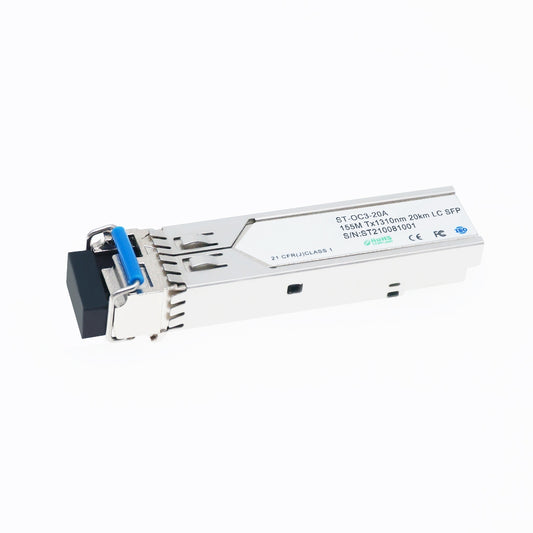 155Mbps BIDI Tx1310/Rx1550nm 20km SFP Transceiver