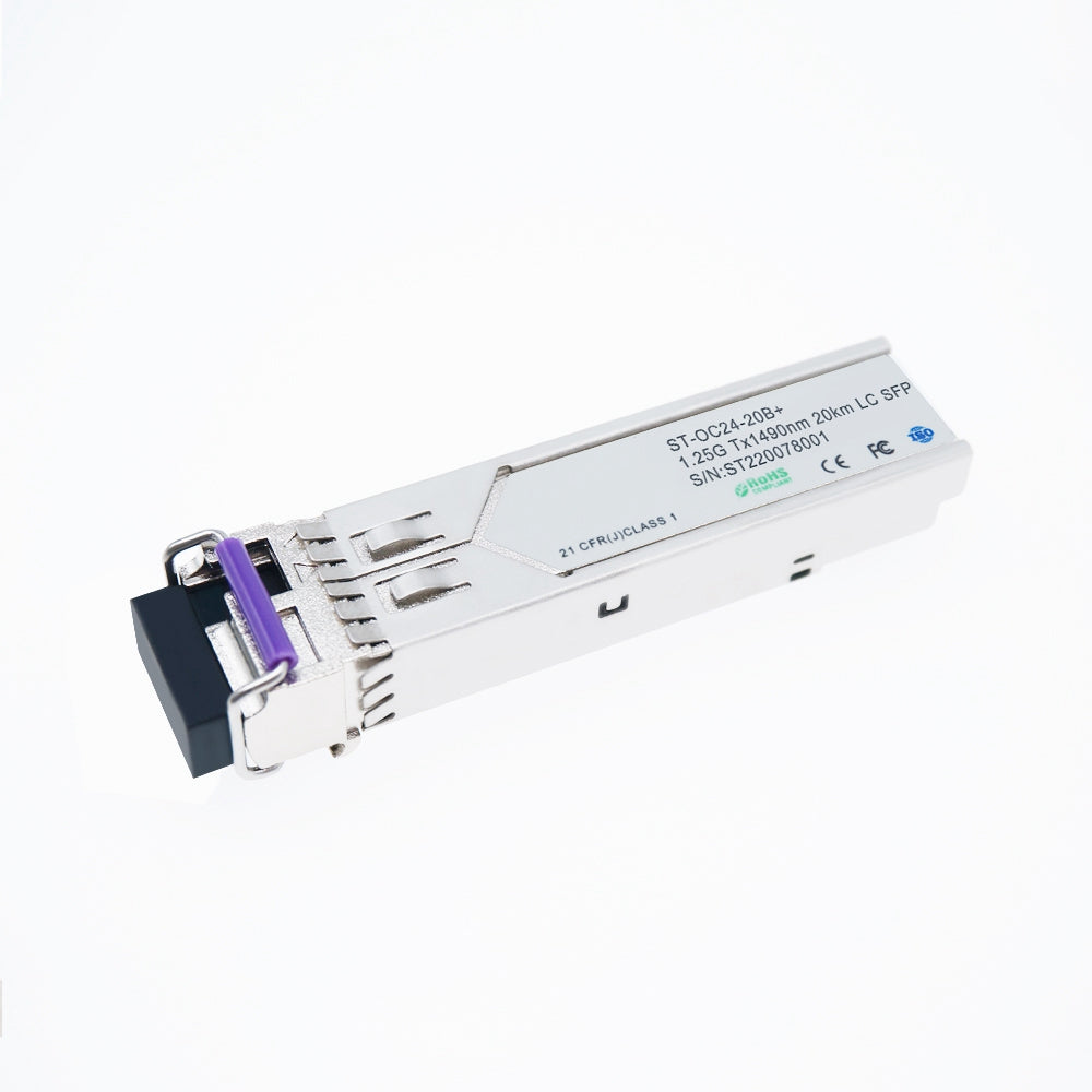 1.25Gbps Tx1490/Rx1310nm 20km SFP Bi-Directional Transceiver