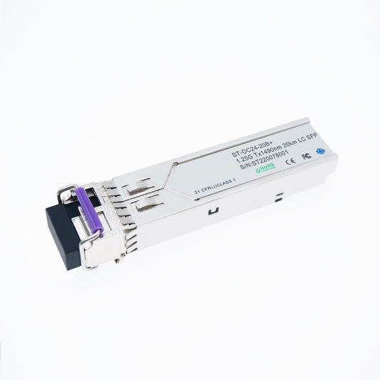 1.25Gbps Tx1490/Rx1310nm 20km SFP Bi-Directional Transceiver