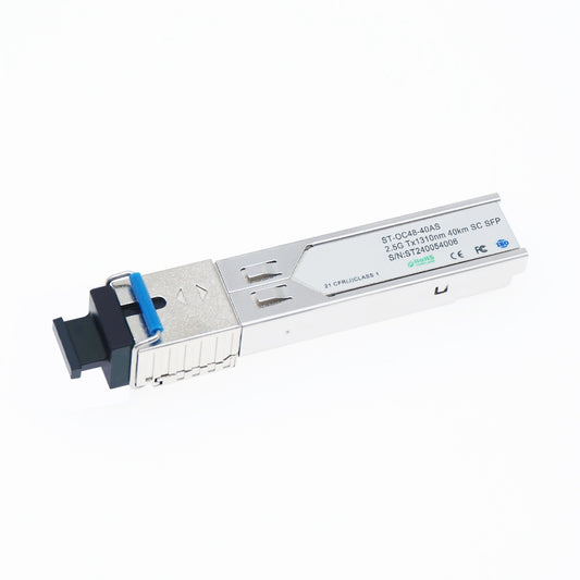 2.488Gbps SFP 1310nm Optical Transceiver, 40km SC Reach