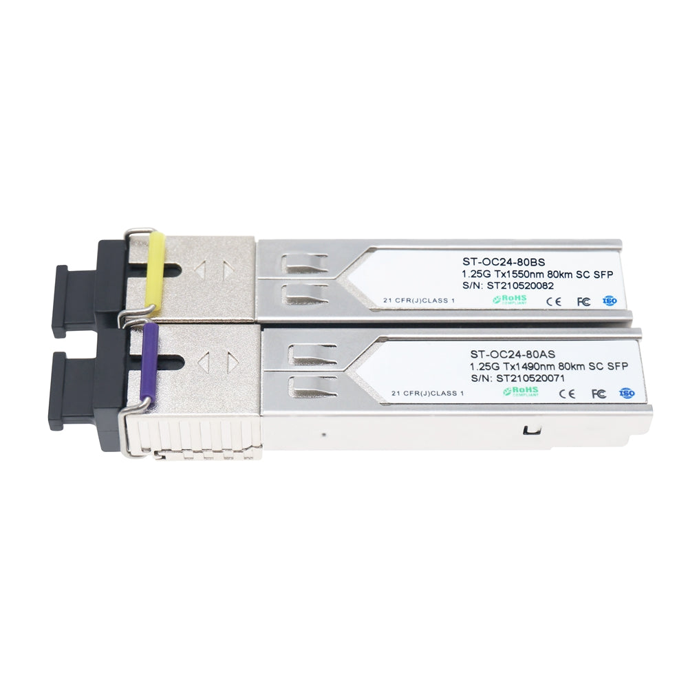 1.25G Tx1550/Rx1490nm 80km SFP Transceiver